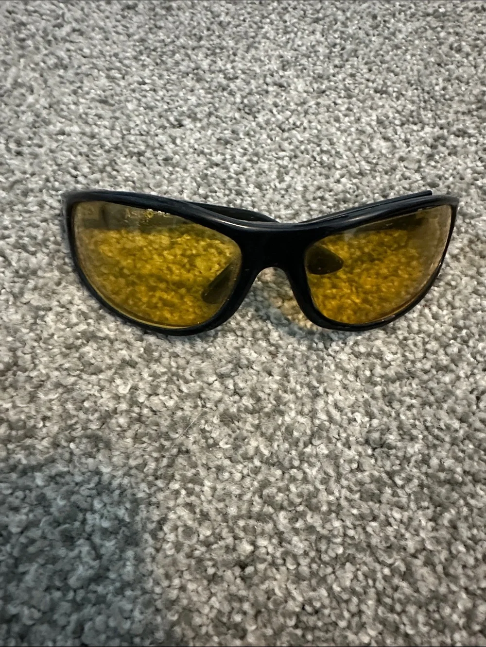 Black Frame Yellow Lens Protective Gaming/VR Glasses